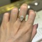 NW66M Lab moissanite ring 3.0ct
