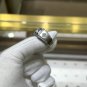 M75A Lab moissanite ring