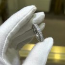 M97D Lab moissanite ring 4.6ct
