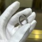 M97D Lab moissanite ring 4.6ct