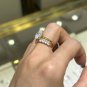 NW81M Lab moissanite ring 4.5ct