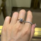 M90O Lab moissanite ring 3.0ct