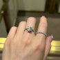 M90O Lab moissanite ring 3.0ct