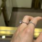 M90O Lab moissanite ring 3.0ct