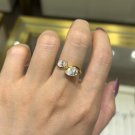 NW44M Lab moissanite ring 2.5ct