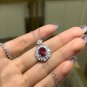 ZH109O Cultivated colored gemsto necklace 2.0ct