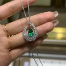 AS43O Cultivated colored gemstone necklace, 2.89ct