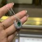 AS43O Cultivated colored gemstone necklace, 2.89ct
