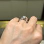 DF31M Lab moissanite ring 2.2ct