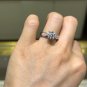 DF31M Lab moissanite ring 2.2ct