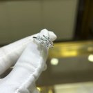 DF57M Lab moissanite ring 2.6ct