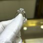 DF57M Lab moissanite ring 2.6ct
