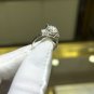 DF57M Lab moissanite ring 2.6ct