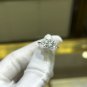DF57M Lab moissanite ring 2.6ct