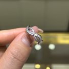 DF29M Lab moissanite ring 1.2ct