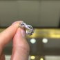 DF29M Lab moissanite ring 1.2ct