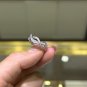 DF29M Lab moissanite ring 1.2ct
