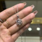OLDT Lab moissanite necklace 0.5ct