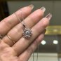 OLDT Lab moissanite necklace 0.5ct