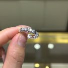 DF52M Lab moissanite ring 1.6ct