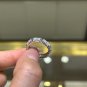 DF52M Lab moissanite ring 1.6ct