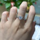 M06D Lab moissanite ring 2.0ct