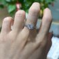 M06D Lab moissanite ring 2.0ct