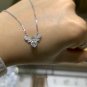 DF45O Lab moissanite necklace 1.1ct