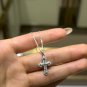 DF43O Lab moissanite necklace 0.31ct