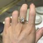 NW64M Lab moissanite ring 4.0ct