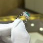 AS48M Cultivated colored gemstone ring, 3.29ct