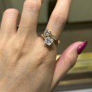 TS81M Lab moissanite ring 3.0ct