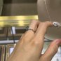 NW119M Lab moissanite ring 2.0ct