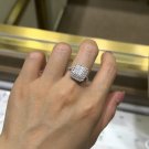 NW118M Lab moissanite ring 1.1ct
