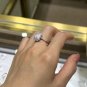 NW118M Lab moissanite ring 1.1ct
