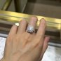 NW118M Lab moissanite ring 1.1ct