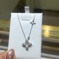 DF41O Lab moissanite necklace 0.4ct