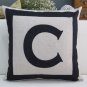 Big c black frame cushion cover