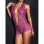 Women Gorgeus Sexy Lace Short Nightgown Lounge Chemise V Neck Nightwear Lingerie
