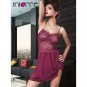 Gorgeus Lace Short Sleapwear Nightwear Babydoll Women Dress Lingerie Nightgown