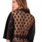 Women Gorgeus Luxory Nightwear Lace Neck Robe Sleepwear Nightgown