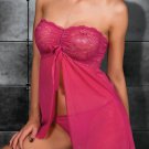 Women Lace Babydoll Short Nightwear Sleepwear Gown Sexy Dress S String Lingere