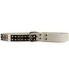 Extra Large White Star-Studded Belt