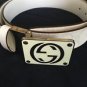 Extra Large White Star-Studded Belt
