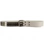 Extra Large White Star-Studded Belt