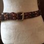 xl brown belt slvr buckle