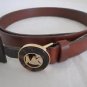 xl brown belt slvr buckle