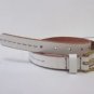 Small/Medium White Star-Studded Belt