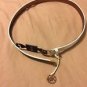 Small/Medium White Star-Studded Belt