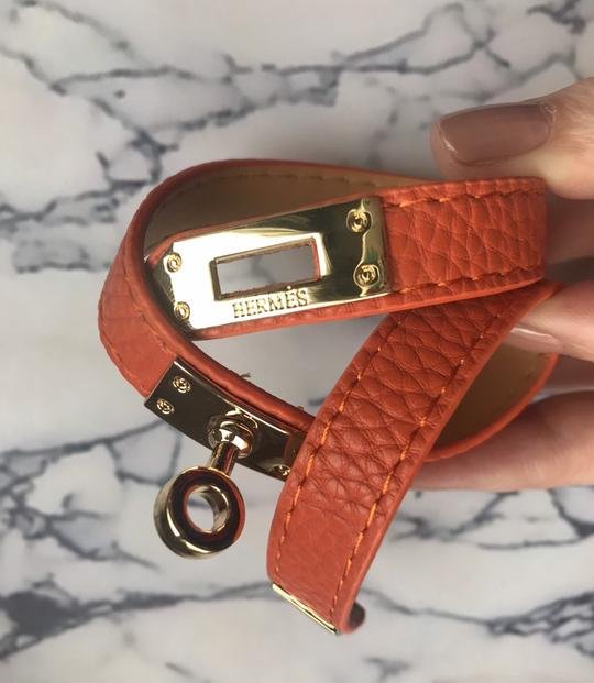 BEAUTIFUL HERMES LEATHER BRACELET